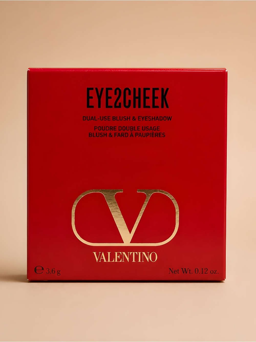 New Valentino Beauty Cheek and Eye Shadow Eye2Cheek Blush Eye - 09 POUDRE - Picture 2 of 5